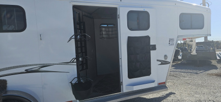 Used 2023 Trails West Classic GN 3 Horse Trailer