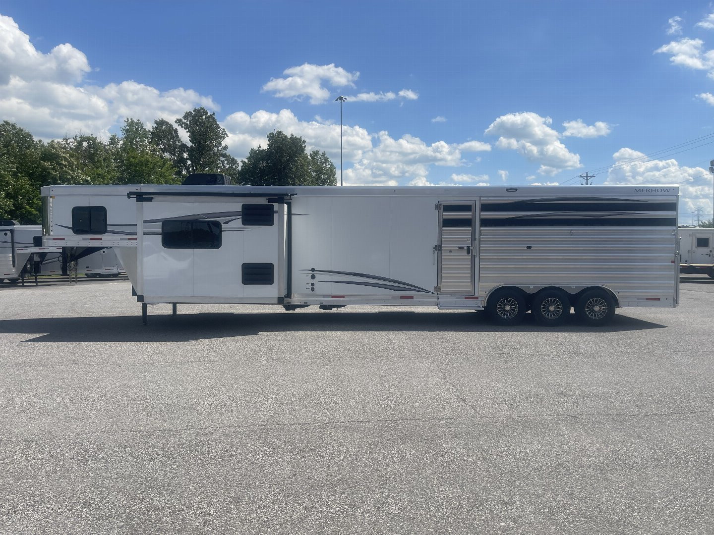 New 2026 Merhow Trailers 8012-A RK-S COMBO Stock / Stock Combo Trailer