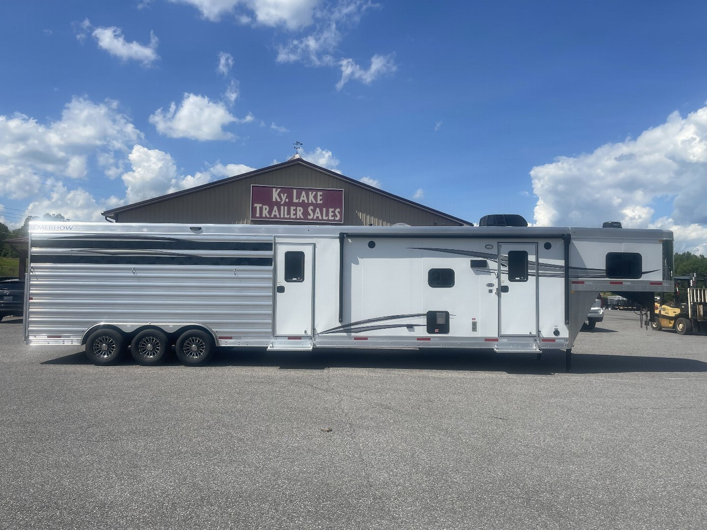 New 2026 Merhow Trailers 8012-A RK-S COMBO Stock / Stock Combo Trailer