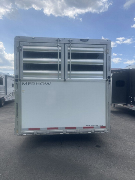 New 2026 Merhow Trailers 8012-A RK-S COMBO Stock / Stock Combo Trailer