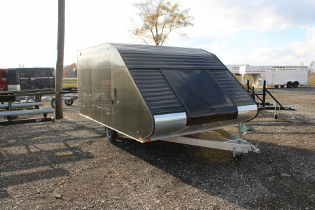 New 2026 Triton Trailers TC 128 ALUMINUM Snowmobile Trailer
