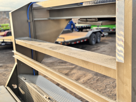 New 2026 Load Trail BLACK FRIDAY 7-24 Single Wheel Gooseneck Tilt Equipment Hauler 14K GVWR