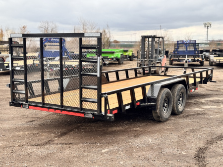 New 2026 Load Trail BLACK FRIDAY 7-20 Heavy Duty Tandem Axle Rampgate Utility10K GVWR