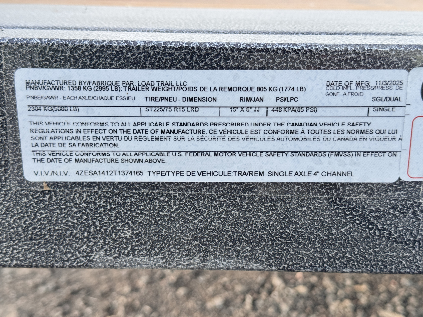 New 2026 Load Trail BLACK FRIDAY 7-14 SXS Trailer 3K GVWR