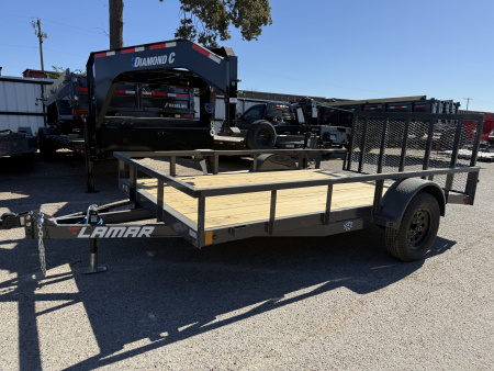 New 2026 Lamar Trailers 77X12 3K Utility Trailer