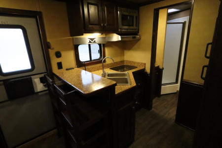 Used 2015 Merhow Trailers 3 Horse LQ W/Slide-out Horse Trailer