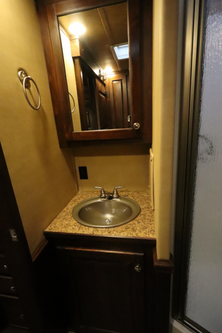 Used 2015 Merhow Trailers 3 Horse LQ W/Slide-out Horse Trailer