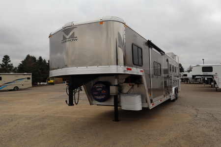 Used 2015 Merhow Trailers 3 Horse LQ W/Slide-out Horse Trailer