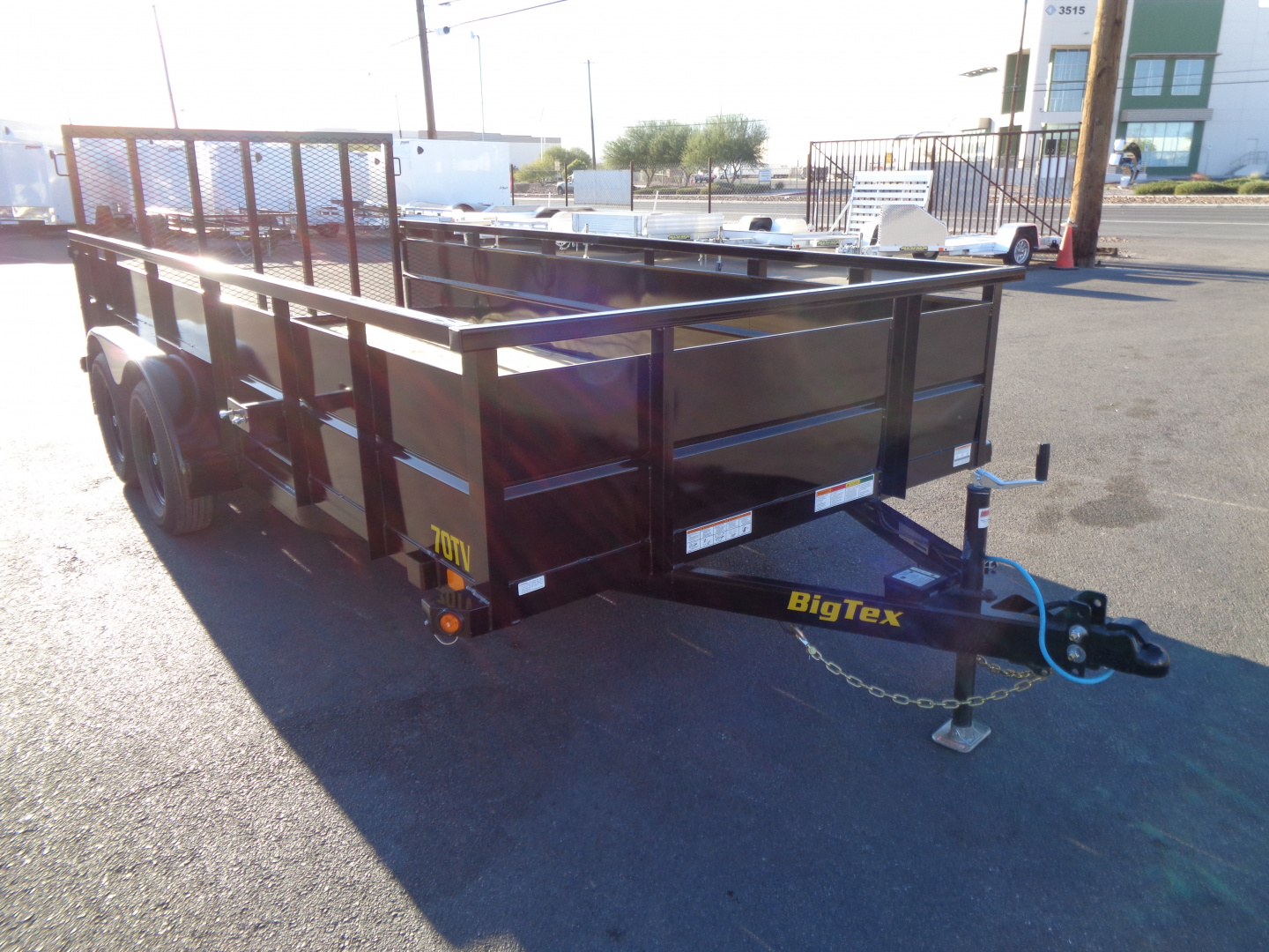 New 2026 Big Tex Trailers * 70TV-16 * 16Ft Tandem Axle Landscape Trailer w/ Ramp Gate