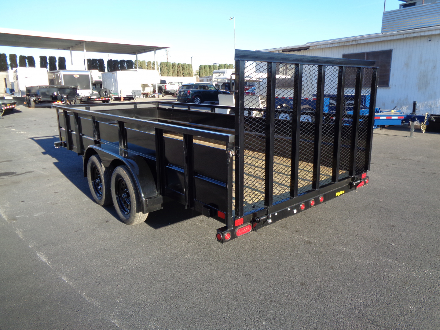 New 2026 Big Tex Trailers * 70TV-16 * 16Ft Tandem Axle Landscape Trailer w/ Ramp Gate