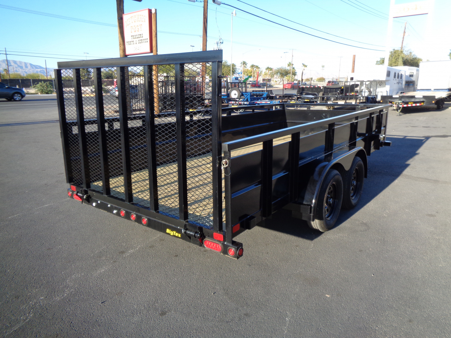 New 2026 Big Tex Trailers * 70TV-16 * 16Ft Tandem Axle Landscape Trailer w/ Ramp Gate