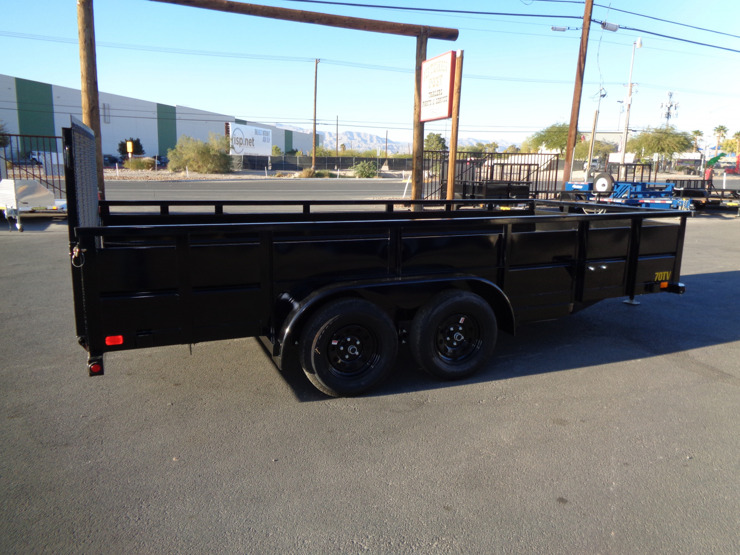New 2026 Big Tex Trailers * 70TV-16 * 16Ft Tandem Axle Landscape Trailer w/ Ramp Gate