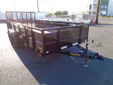 New 2026 Big Tex Trailers * 70TV-16 * 16Ft Tandem Axle Landscape Trailer w/ Ramp Gate