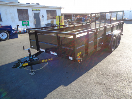 New 2026 Big Tex Trailers * 70TV-16 * 16Ft Tandem Axle Landscape Trailer w/ Ramp Gate