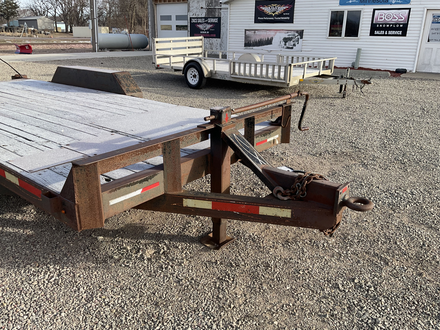 Used 1993 FECHTNER TRAILERS F-80X16+2-140 Equipment Trailer