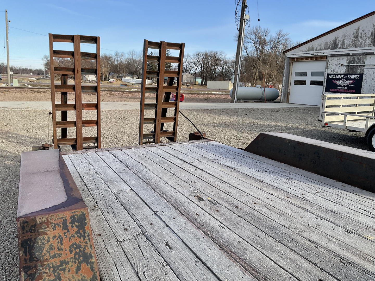 Used 1993 FECHTNER TRAILERS F-80X16+2-140 Equipment Trailer