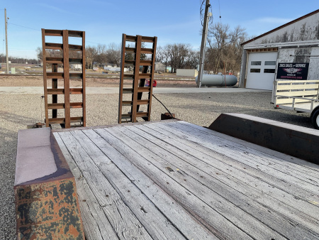 Used 1993 FECHTNER TRAILERS F-80X16+2-140 Equipment Trailer