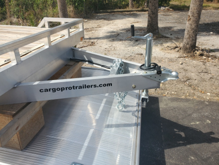 New 2026 ALCOM 7X18 TANDEM AXLE 7000 LB GVWR ALUMINUM Car / Racing Trailer WITH ALUMINUM DECK, SLIDE IN RAMPS, REMOVEABLE FENDER
