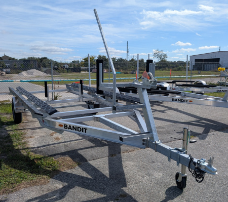 New 2026 Bandit 18-20 ALUMINUM PONTOON SINGLE AXLE Boat Trailer