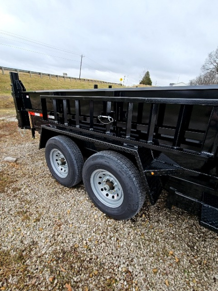 New 2025 Pratt Industries 83" x 14' 14K Dual Ram Dump Trailer