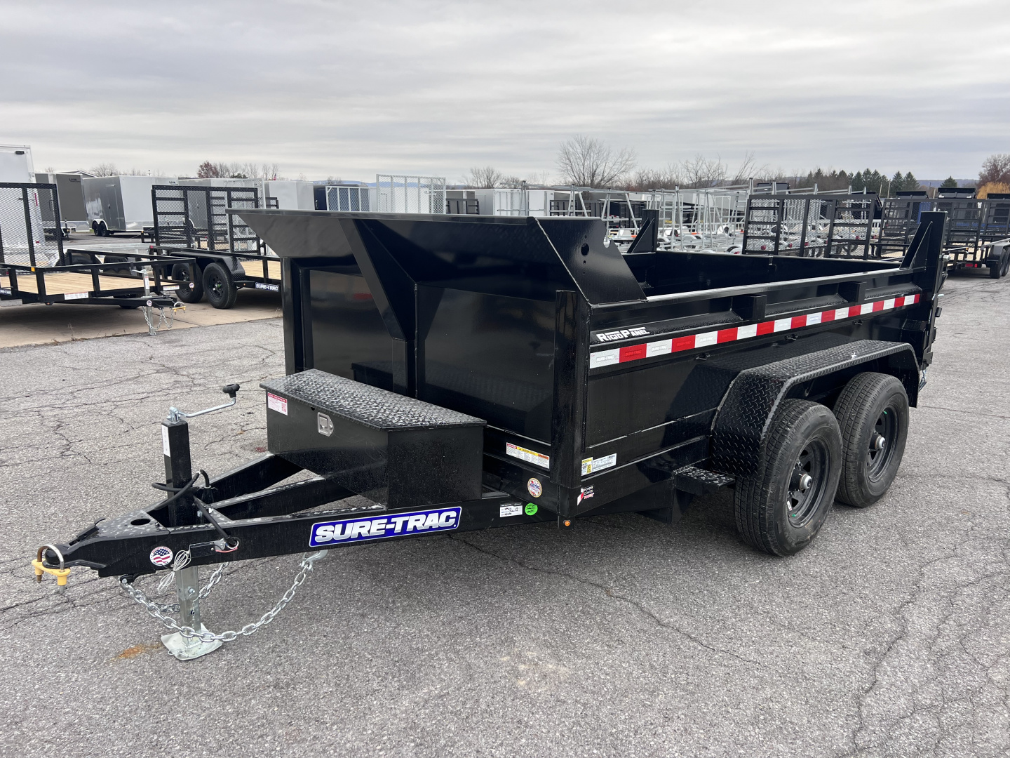 New 2026 Sure-Trac 6x10 10K Low Pro Dump Trailer