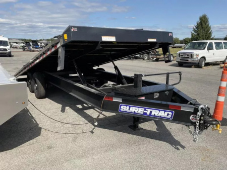 New 2026 Sure-Trac 8.5x22 15K Heavy Duty Power Tilt Deckover Trailer