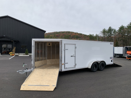 New 2026 High Country 7x18 + 5ft V nose - Snowmobile Trailer/ Three Place / Drive In-Out / All Aluminum - 7000gvw