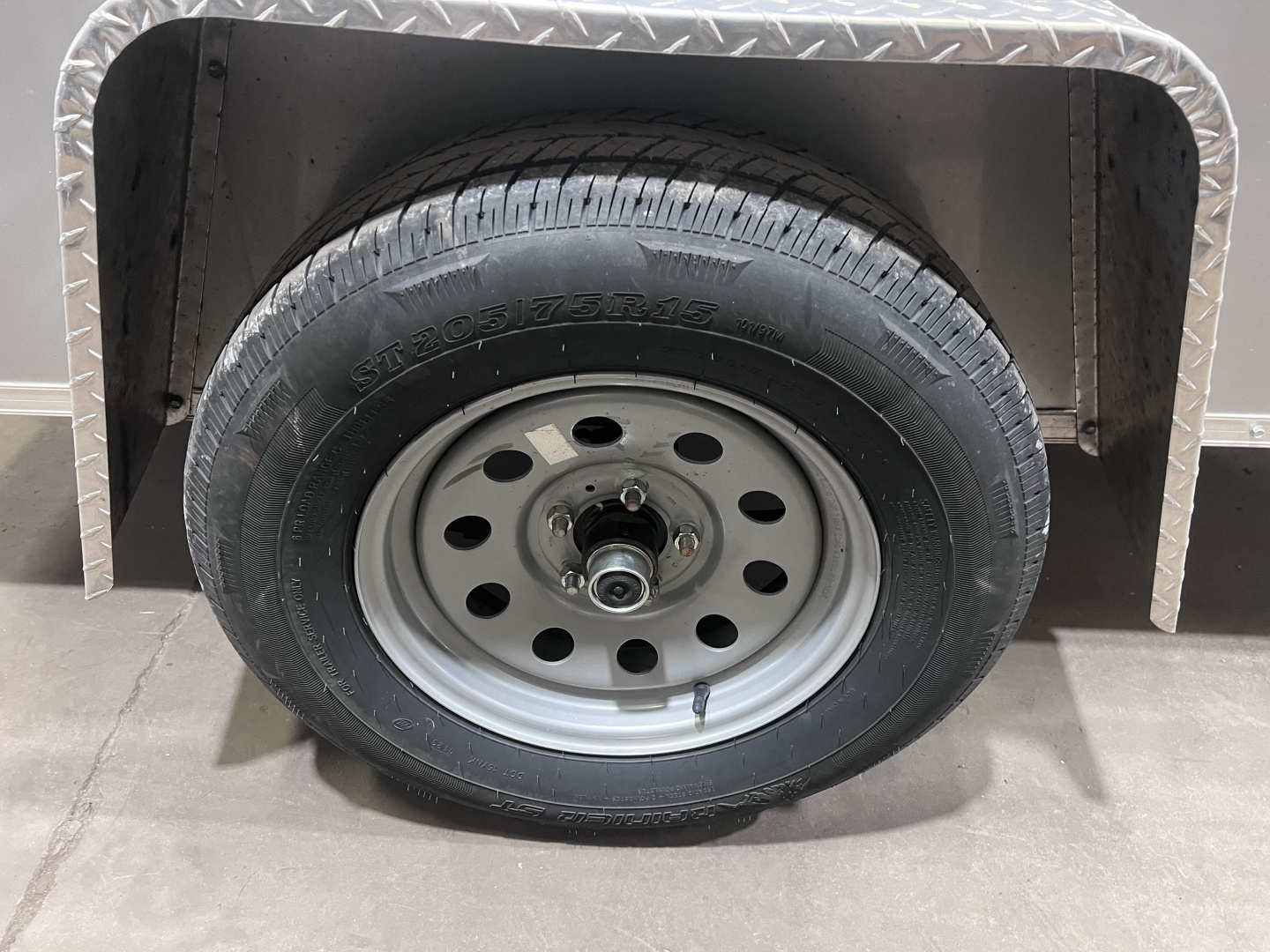 Used 2023 Look Trailers 5x8 3K Ramp Door Cargo / Enclosed Trailer