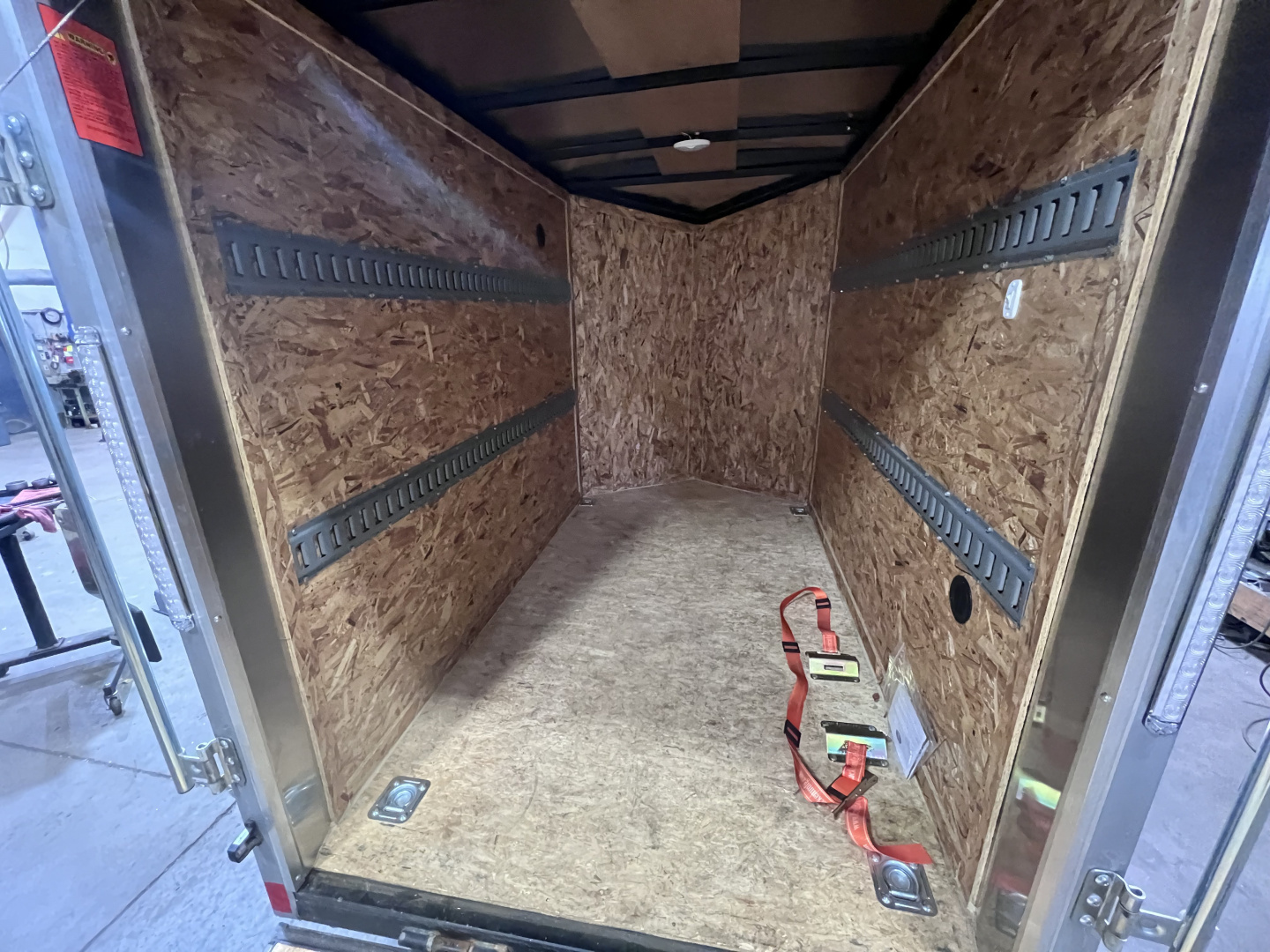 Used 2023 Look Trailers 5x8 3K Ramp Door Cargo / Enclosed Trailer