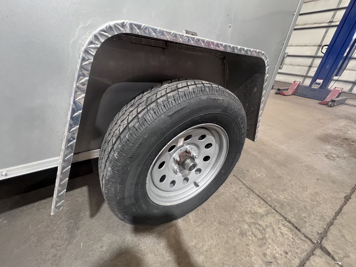 Used 2023 Look Trailers 5x8 3K Ramp Door Cargo / Enclosed Trailer