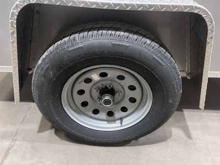 Used 2023 Look Trailers 5x8 3K Ramp Door Cargo / Enclosed Trailer