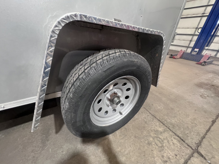 Used 2023 Look Trailers 5x8 3K Ramp Door Cargo / Enclosed Trailer