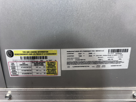 Used 2023 Look Trailers 5x8 3K Ramp Door Cargo / Enclosed Trailer