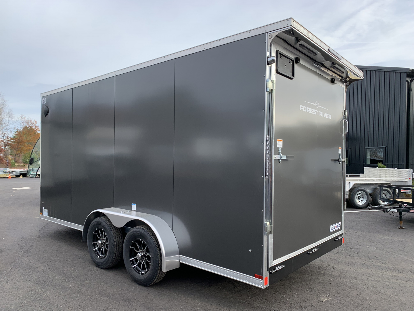 New 2026 US Cargo 7X16+ 2ft V-Nose / I-Beam Frame / 7' Interior / Polycore - 7000GVW