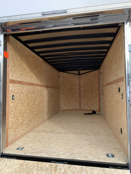 New 2026 US Cargo 7X16+ 2ft V-Nose / I-Beam Frame / 7' Interior / Polycore - 7000GVW