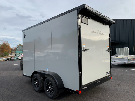 New 2026 US Cargo 7X12+ 2ft V-Nose /Polycore/ I-Beam Frame / 7' interior / Blackout - 7000GVW