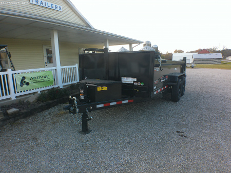 New 2026 Watchdog Trailers Hoss 7x14 Dump Trailer