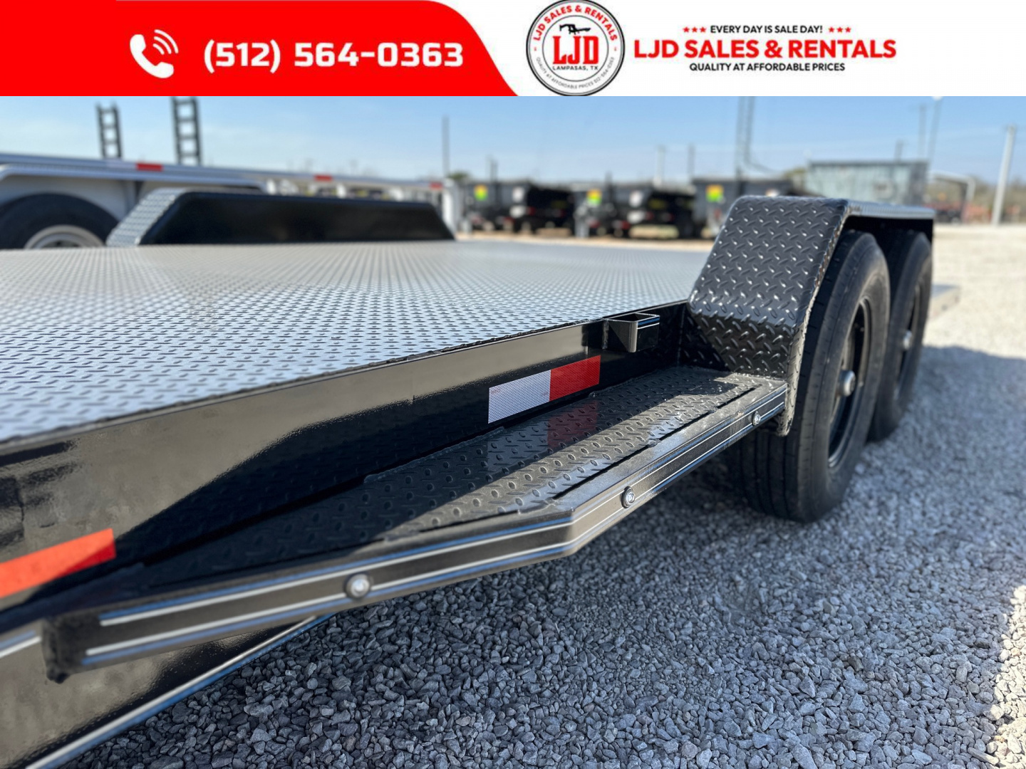 New 2025 Lion - 83" x 22' Car Hauler / Equipment Trailer 12K GVWR