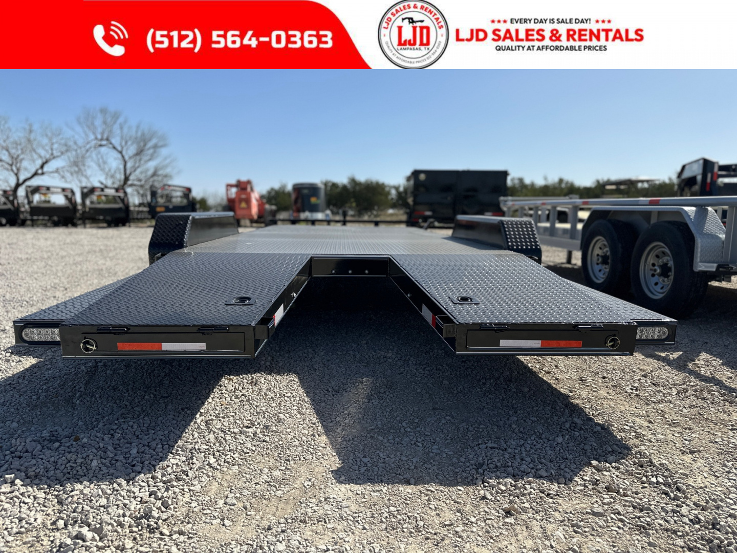 New 2025 Lion - 83" x 22' Car Hauler / Equipment Trailer 12K GVWR