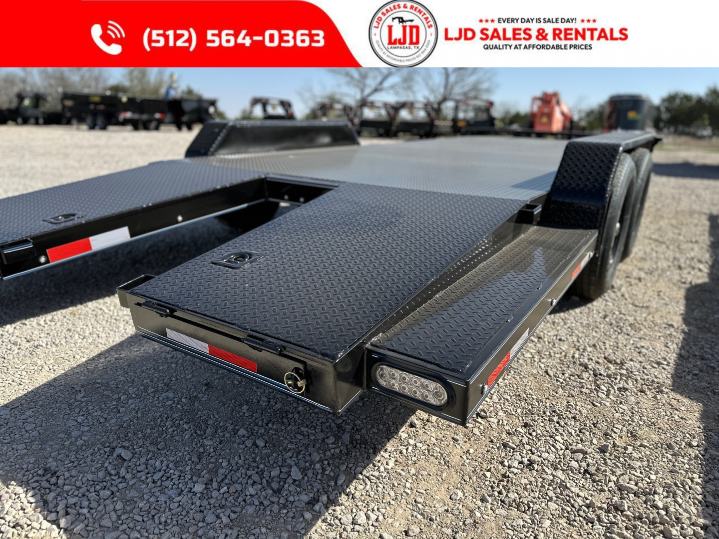 New 2025 Lion - 83" x 22' Car Hauler / Equipment Trailer 12K GVWR