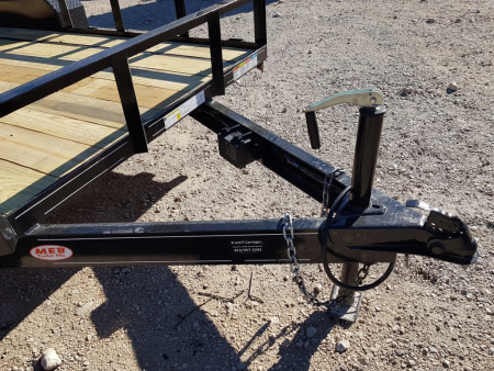 New 2026 MEB 83x14 Utility Trailer W/Ramp 7K