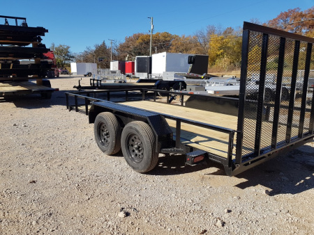 New 2026 MEB 83x14 Utility Trailer W/Ramp 7K