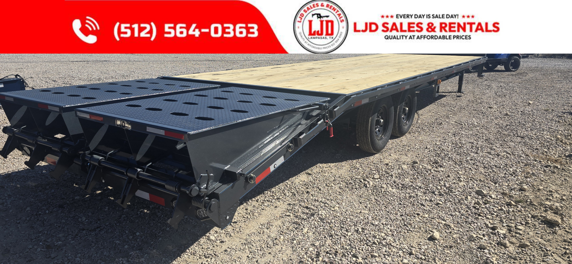 New 2026 Lion - Mega Ramps - 14K GVWR - 102" x 28' - Equipment Trailer