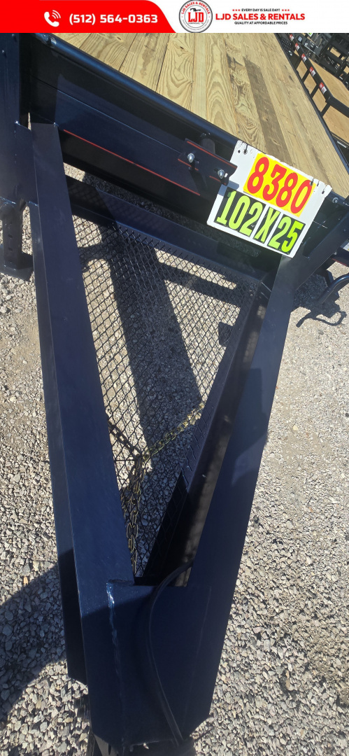 New 2026 Lion - Mega Ramps - 14K GVWR - 102" x 25' - Equipment Trailer