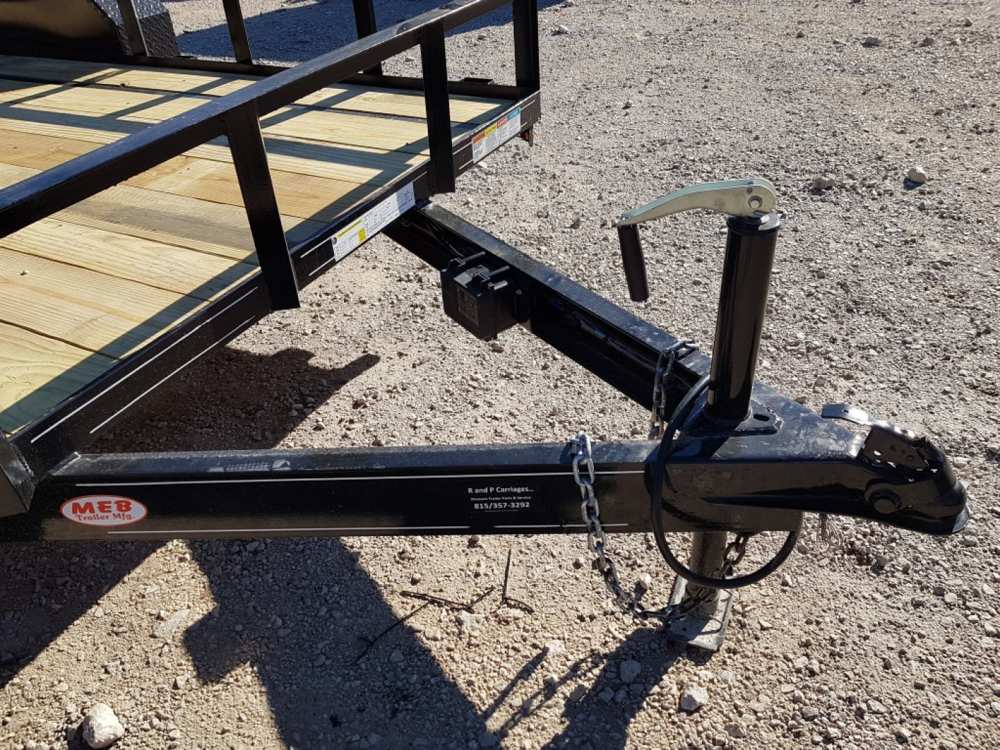 New 2026 MEB 83x14 Utility Trailer W/Ramp 7K