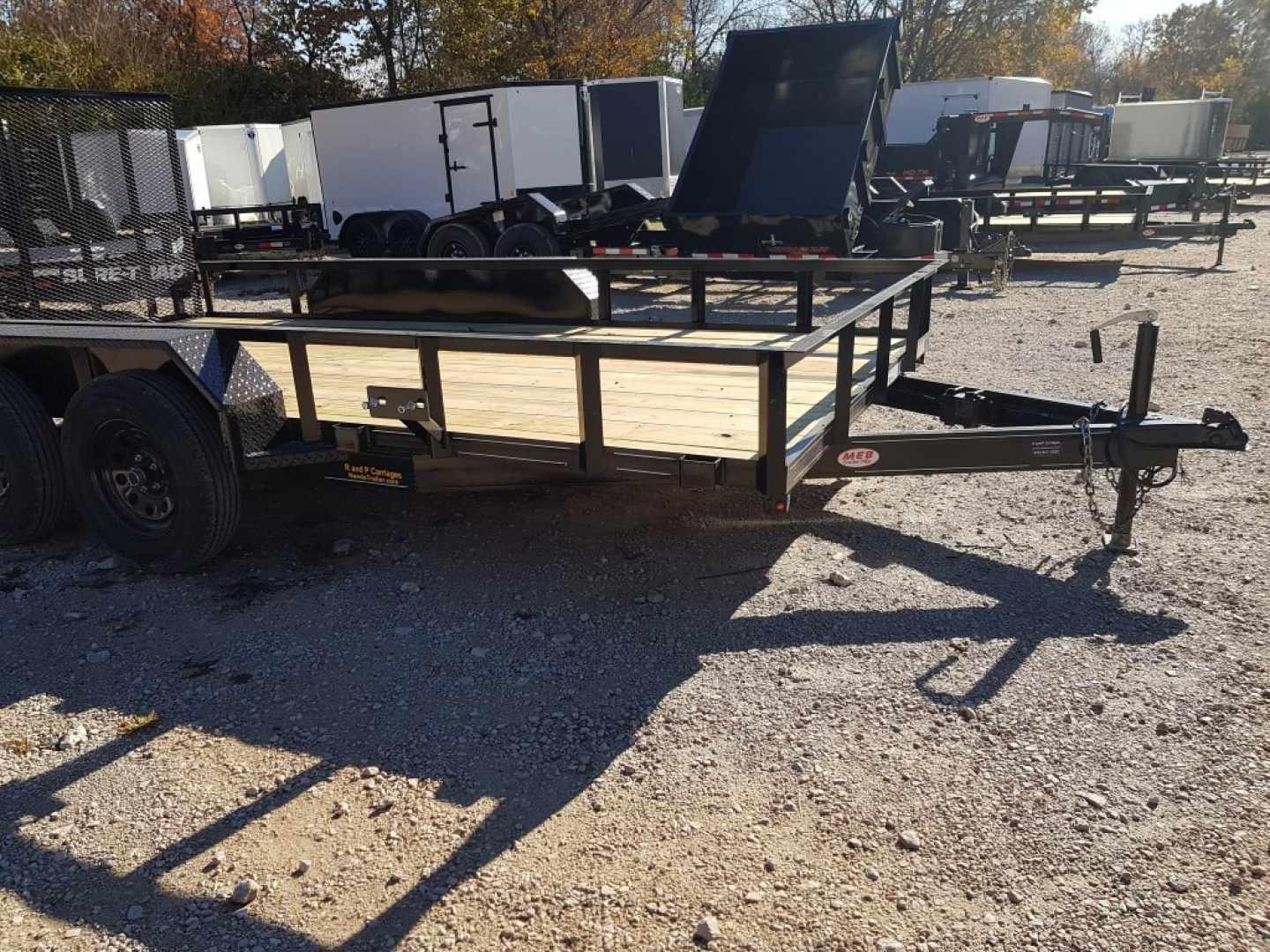New 2026 MEB 83x14 Utility Trailer W/Ramp 7K
