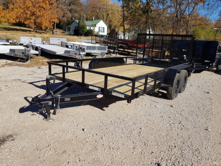 New 2026 MEB 83x14 Utility Trailer W/Ramp 7K