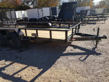 New 2026 MEB 83x14 Utility Trailer W/Ramp 7K