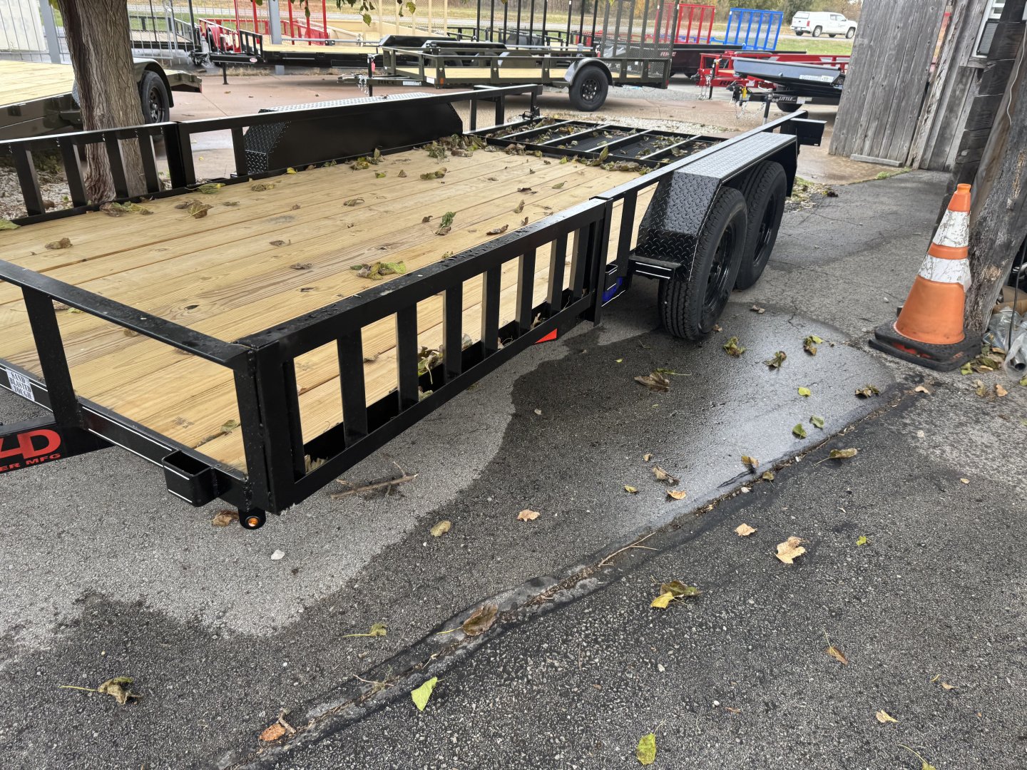 Utility Trailer Ramp Designs New 2026 WD Trailers 83”x16’ side load with rear ramp Utility Trailer ...