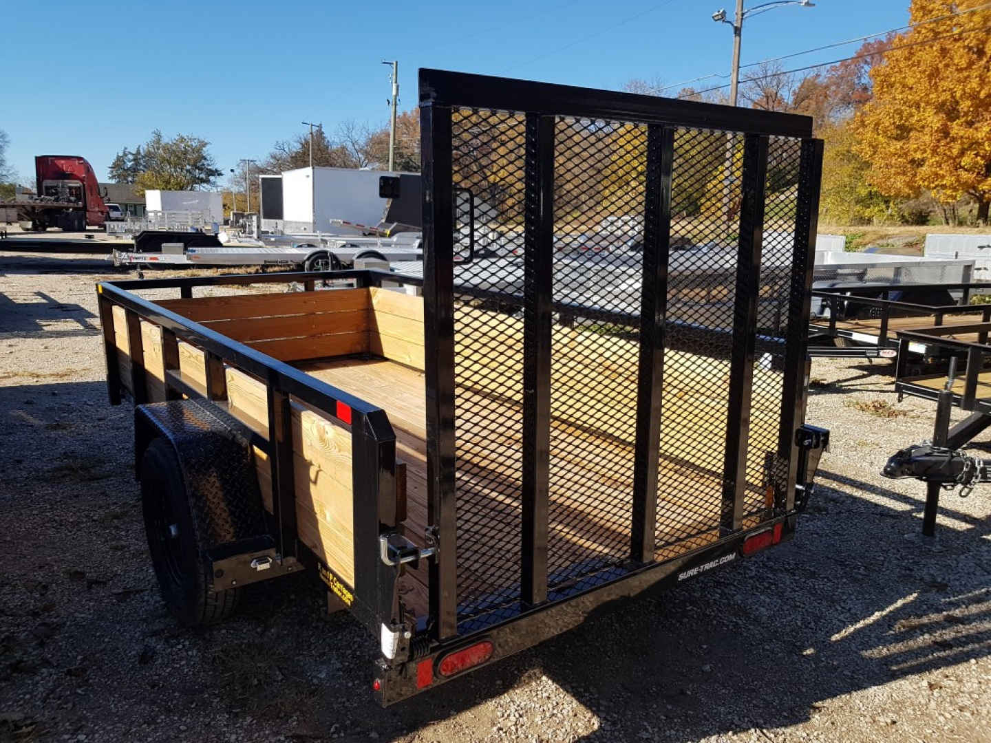 New 2025 Sure-Trac 5 x 10 - 3 Board High Side Trailer Utility Trailer